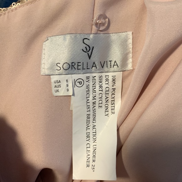 Sorella Vita 8834 Bridesmaids Gown in Champagne Pink - Picture 6 of 14